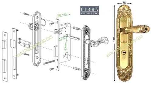 Khóa cửa đồng thau cao cấp