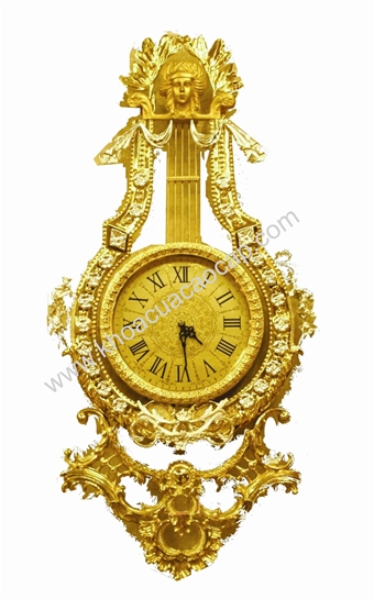 Đồng Hồ Cổ Mạ Vàng 24K - CL14: Đồng hồ cổ mạ vàng 24K Tây Ban Nha 