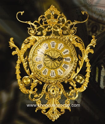 Đồng Hồ Cổ Mạ Vàng 24K - CL18: Đồng hồ cổ mạ vàng 24K Tây Ban Nha