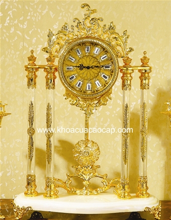 Đồng Hồ Cổ Mạ Vàng 24K - CL43: Đồng hồ cổ mạ vàng 24K Tây Ban Nha