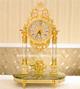 Đồng Hồ Cổ Mạ Vàng 24K - CL45: Đồng hồ cổ mạ vàng 24K Tây Ban Nha