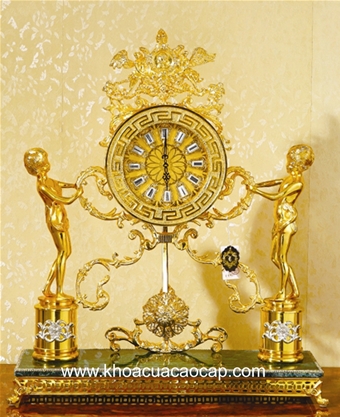 Đồng Hồ Cổ Mạ Vàng 24K - CL47: Đồng hồ cổ mạ vàng 24K Tây Ban Nha