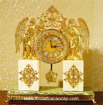 Đồng Hồ Cổ Mạ Vàng 24K - CL48: Đồng hồ cổ mạ vàng 24K