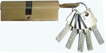 Ruột Khóa (Lõi Khóa) 10 Phân- R104: Ruột khóa 10 phân lắp cho các loại cửa có độ dày từ 7-9 phân.